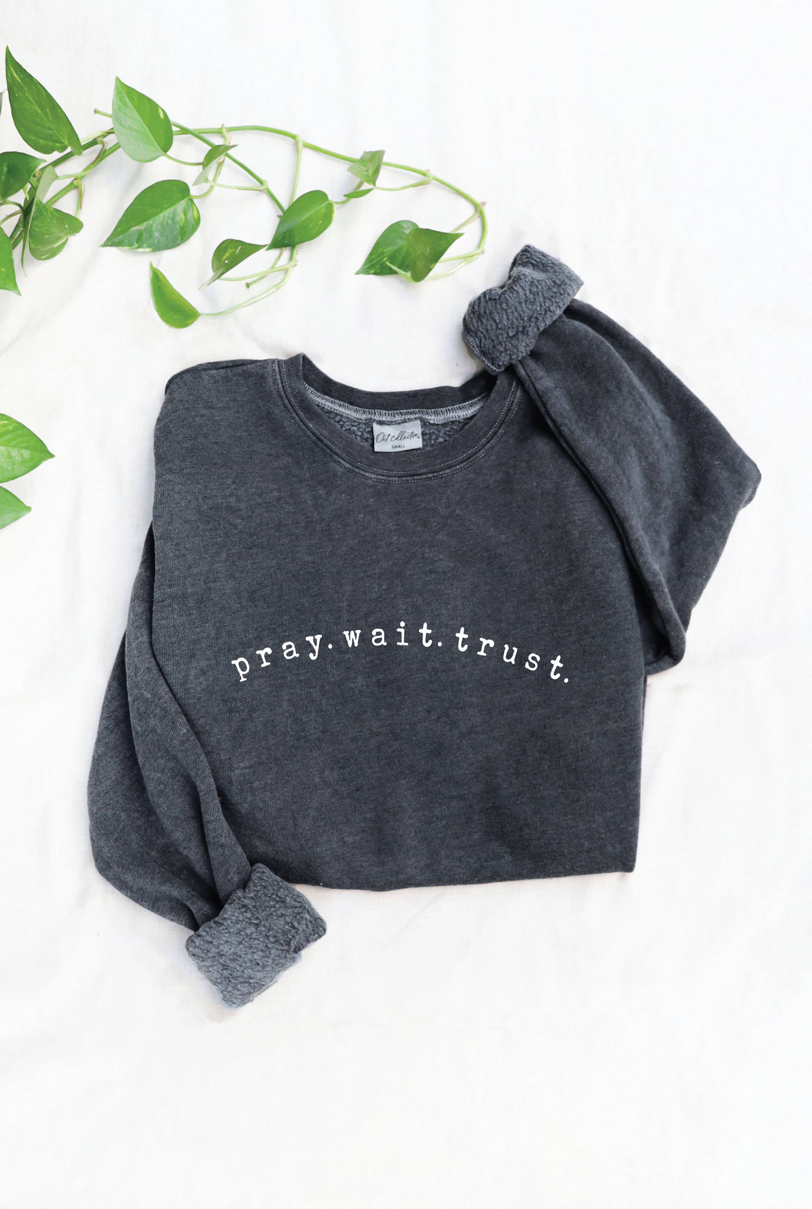 Pray Wait Trust Mineral Graphic - Adult & Kids T-Shirts, Sweatshirts & Hoodies apparel design preview 1