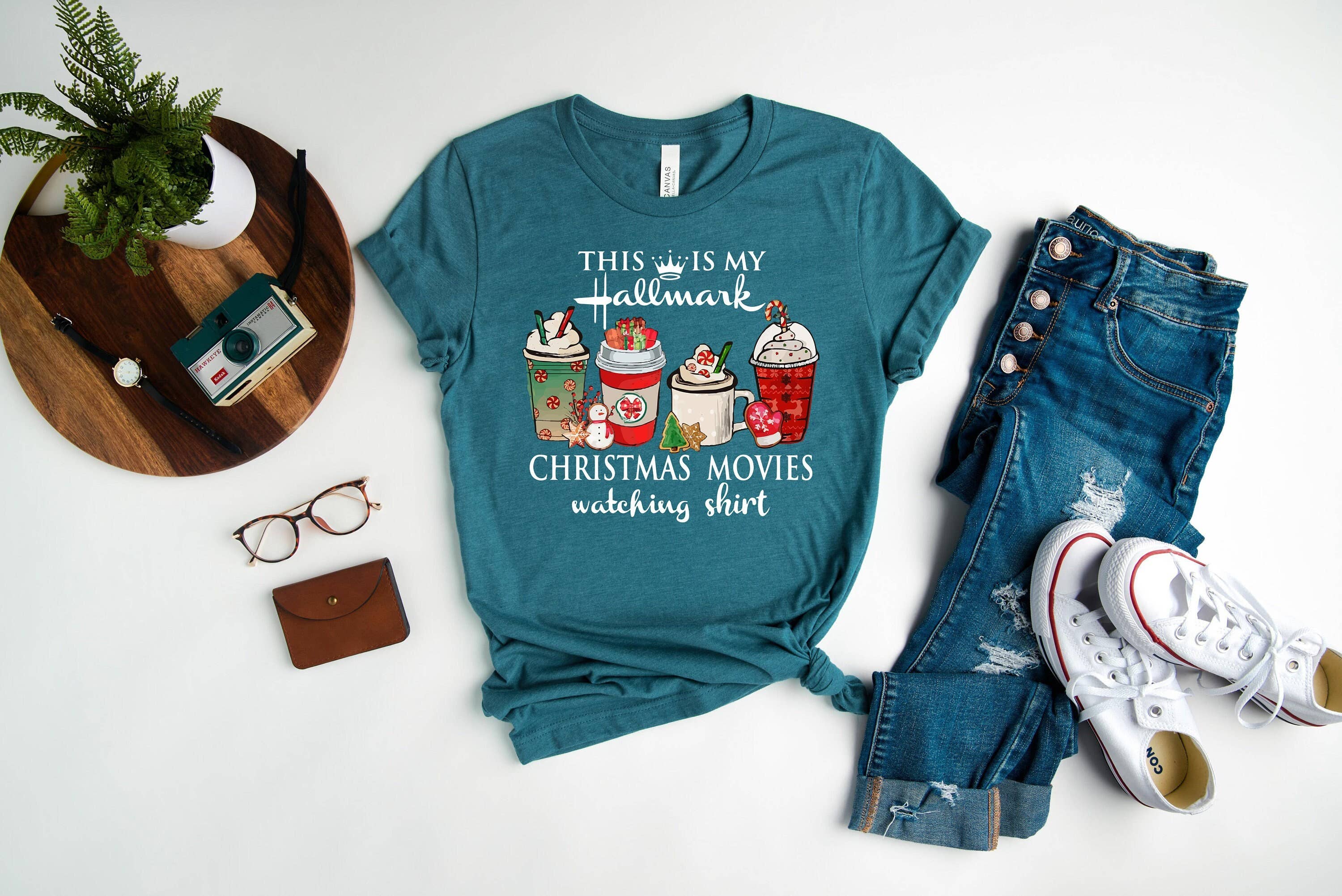 This Is My Movie Watching Holiday Spirit - Adult & Kids T-Shirts, Sweatshirts & Hoodies apparel design preview 1