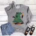 Cute Christmas Tree with Cats - Adult & Kids T-Shirts, Sweatshirts & Hoodies apparel design preview 1