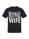 Retired Husband Funny Men's - Adult & Kids T-Shirts, Sweatshirts & Hoodies apparel design preview 1