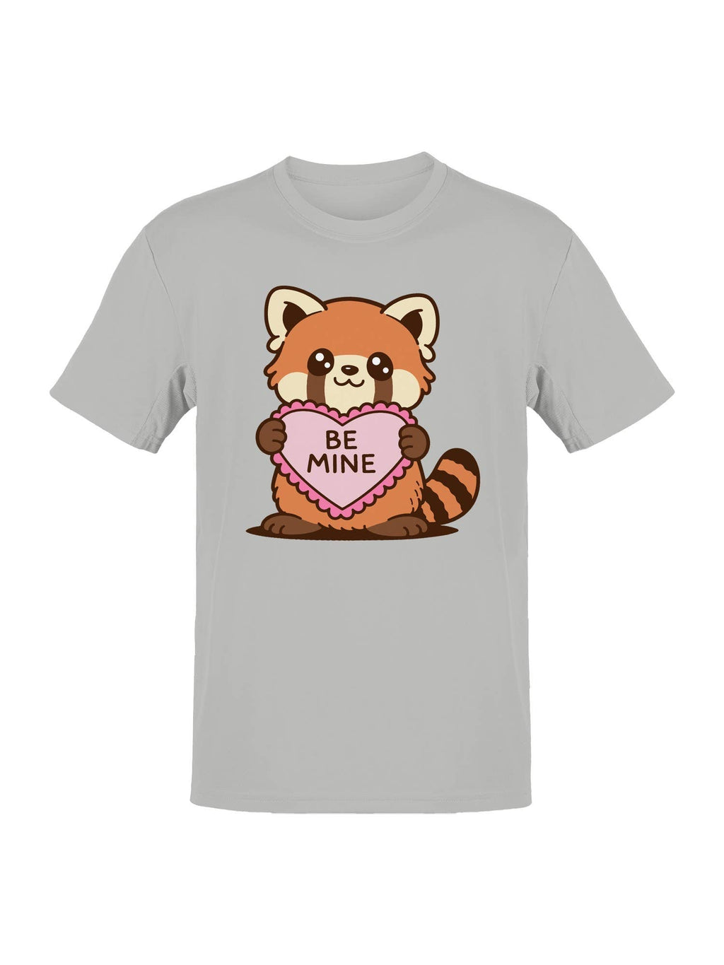 Adorable Red Panda Valentine's Design Men's - Adult & Kids T-Shirts, Sweatshirts & Hoodies apparel design preview 1