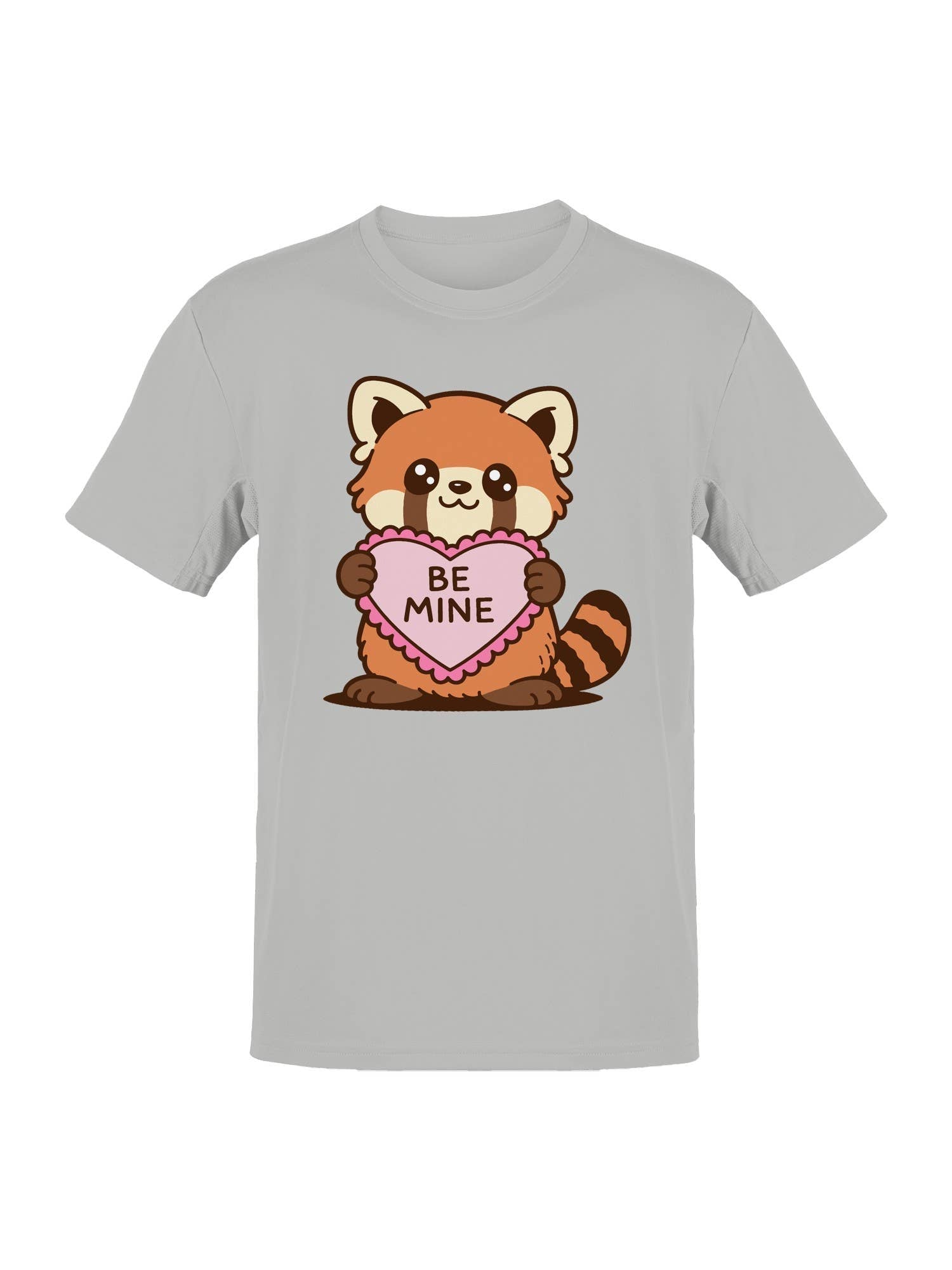 Adorable Red Panda Valentine's Design Men's - Adult & Kids T-Shirts, Sweatshirts & Hoodies apparel design preview 1