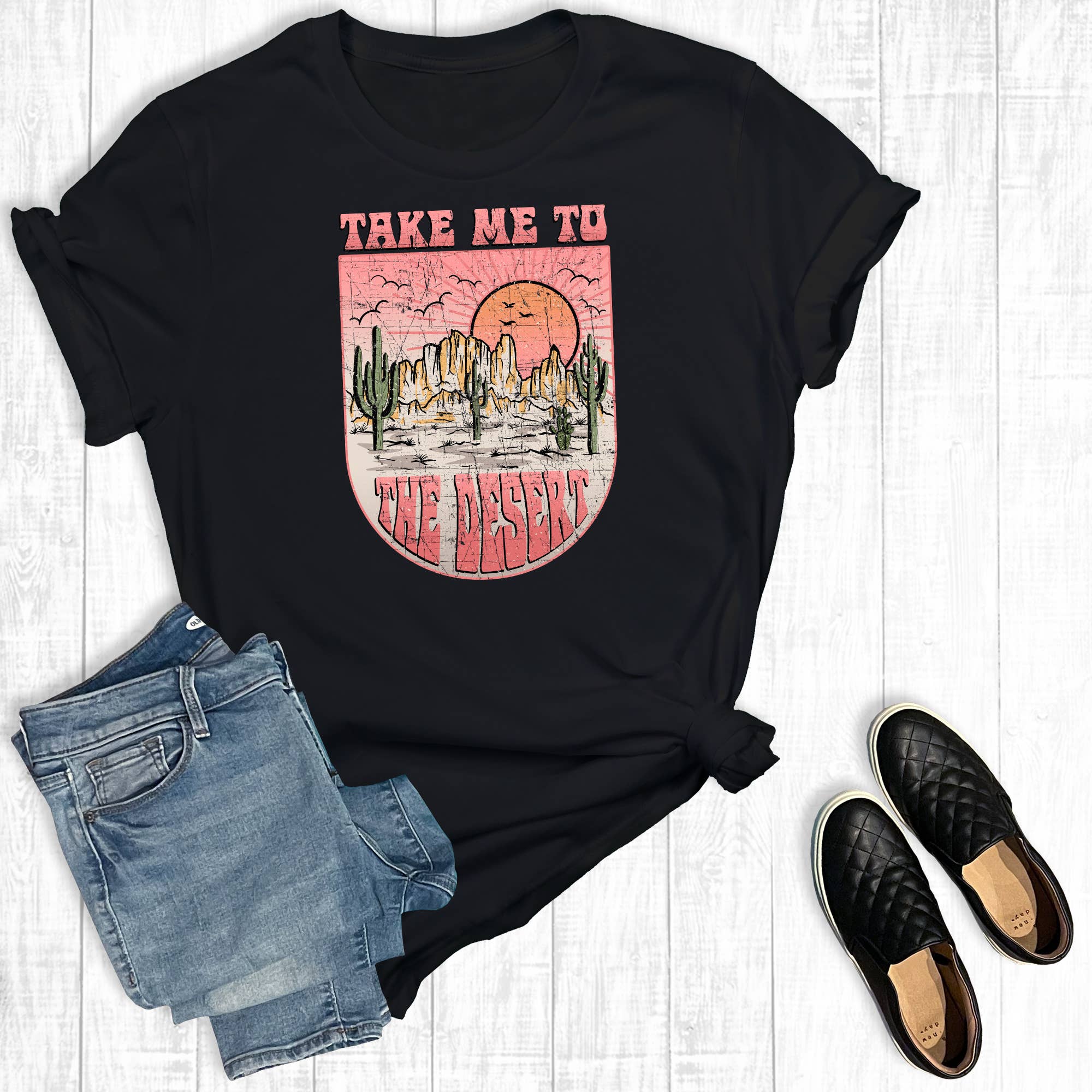 Take Me To the Desert - Adult & Kids T-Shirts, Sweatshirts & Hoodies apparel design preview 1
