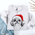 Shih Tzu, Santa, Dog, Christmas, Lover, Pet - Adult & Kids T-Shirts, Sweatshirts & Hoodies apparel design preview 1