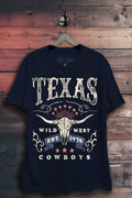 Texas Cowboys Graphic Top - Adult & Kids T-Shirts, Sweatshirts & Hoodies apparel design preview 1