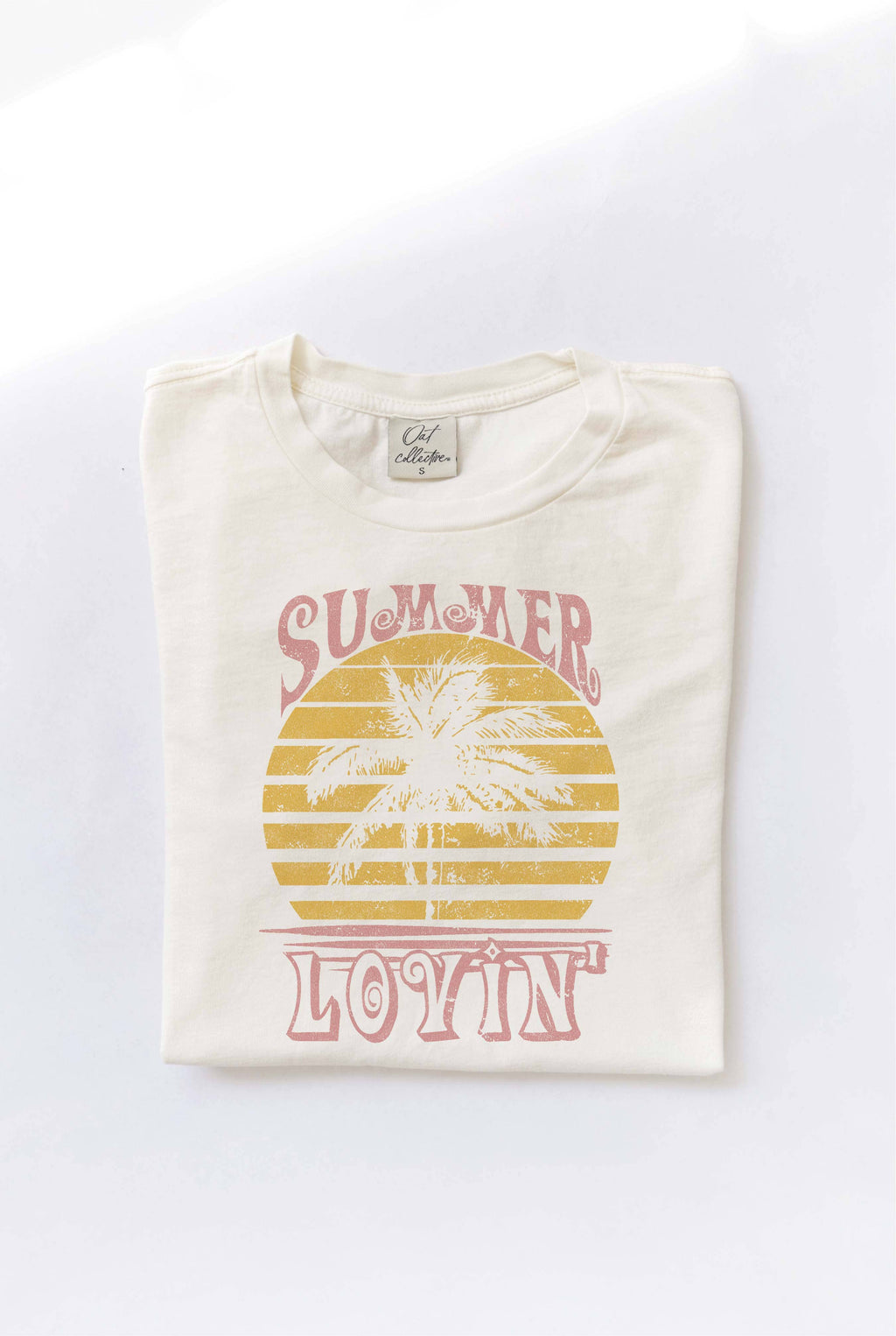 Summer Lovin' Mineral Washed Graphic Top - Adult & Kids T-Shirts, Sweatshirts & Hoodies apparel design preview 1