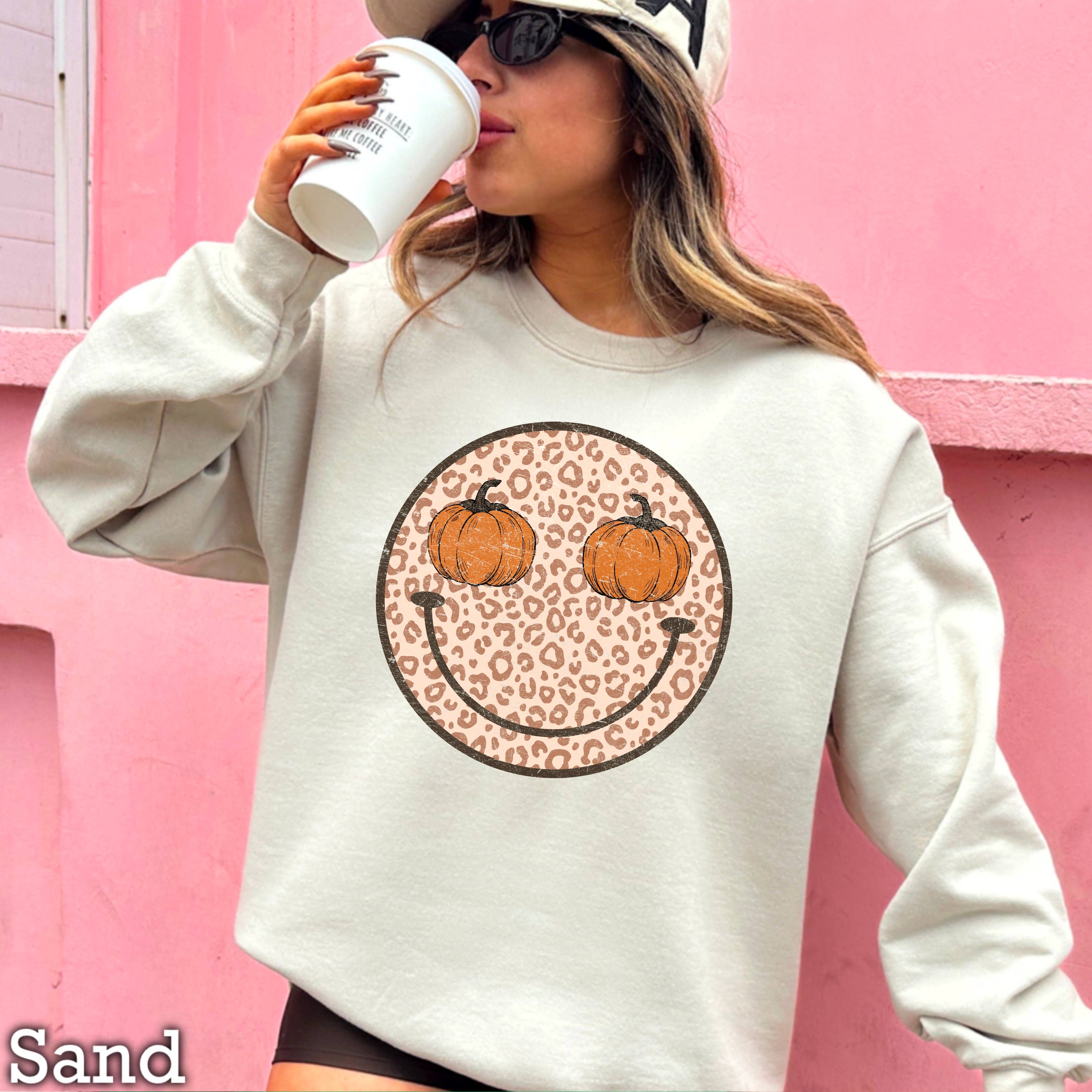 Leopard Pumpkin Fall 2025 Graphic Women'S - Adult & Kids T-Shirts, Sweatshirts & Hoodies apparel design preview 1