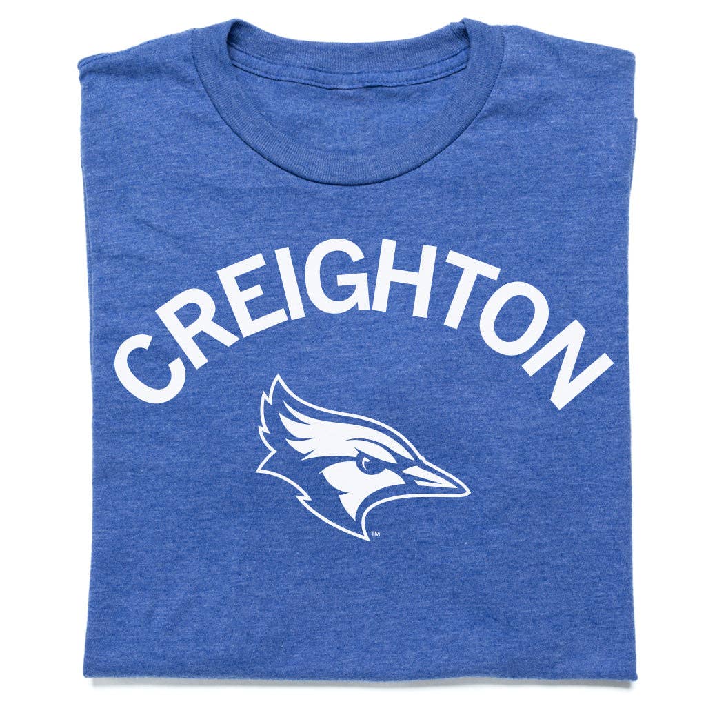 Creighton Curved Logo - Adult & Kids T-Shirts, Sweatshirts & Hoodies apparel design preview 1
