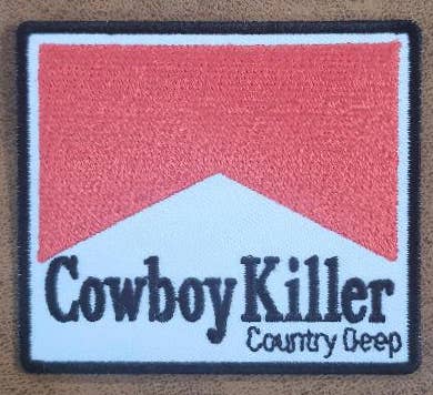 Cowboy Killer Patch - Adult & Kids T-Shirts, Sweatshirts & Hoodies apparel design preview 1