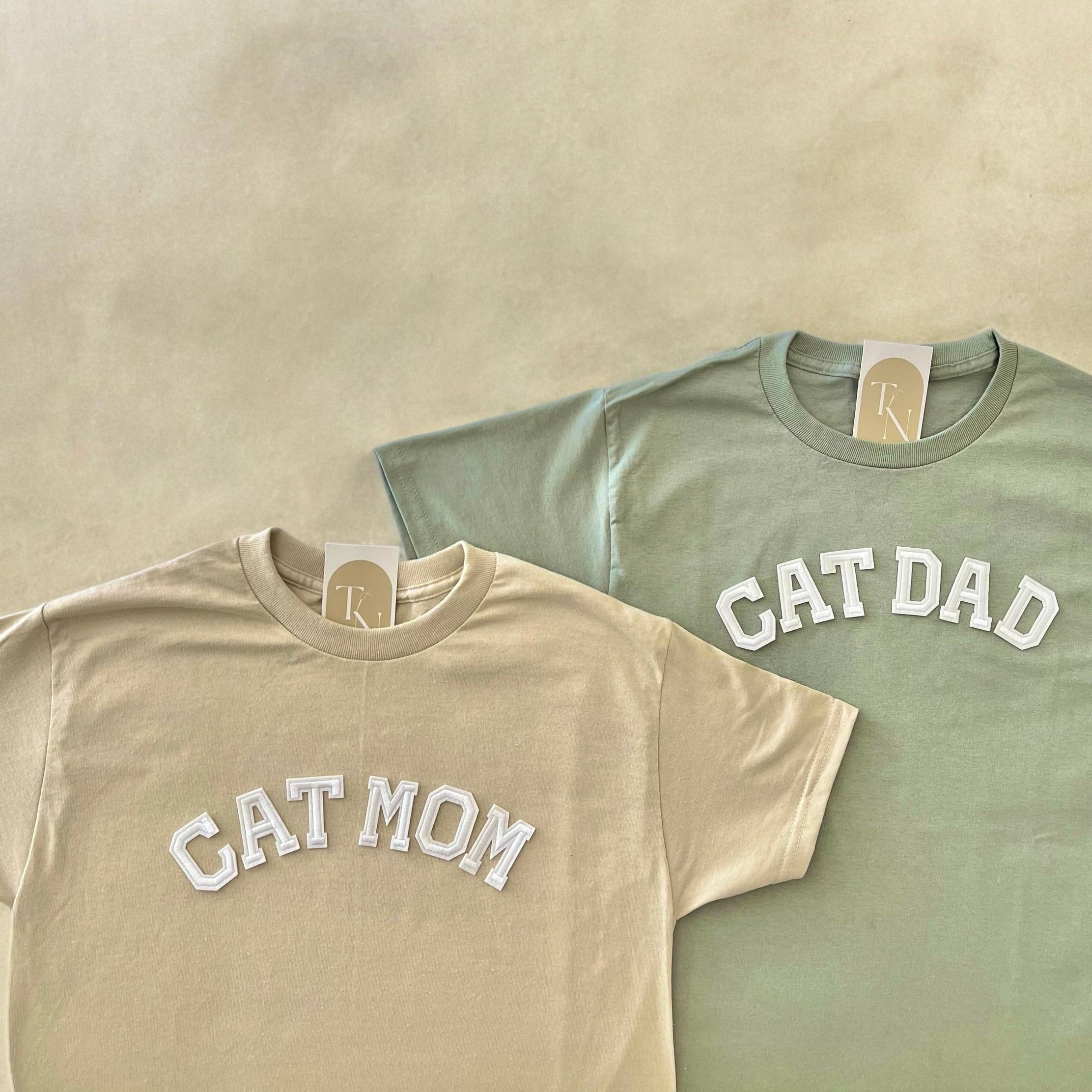 Cat Mom Dad - Adult & Kids T-Shirts, Sweatshirts & Hoodies apparel design preview 1