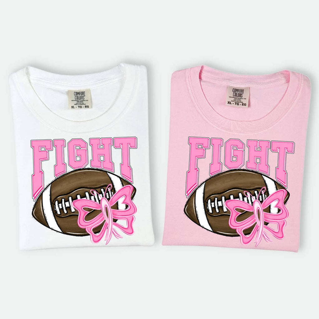 Fight Football Pink Ribbon - Adult & Kids T-Shirts, Sweatshirts & Hoodies apparel design preview 1