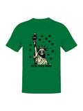 St. Patrick's Day Statue of Liberty Nyc Men's - Adult & Kids T-Shirts, Sweatshirts & Hoodies apparel design preview 1