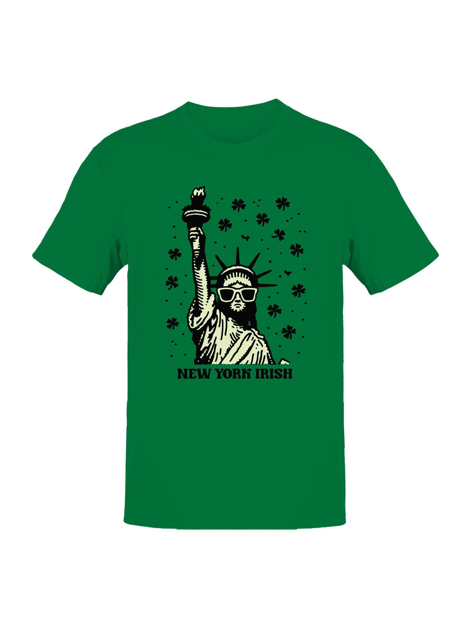 St. Patrick's Day Statue of Liberty Nyc Men's - Adult & Kids T-Shirts, Sweatshirts & Hoodies apparel design preview 1