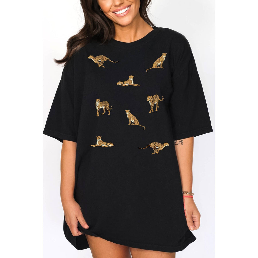 Leopard Print Unisex Oversized - Adult & Kids T-Shirts, Sweatshirts & Hoodies apparel design preview 1