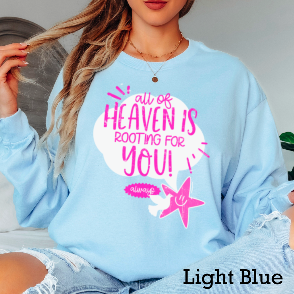 Heaven Is Rooting For You Christian Gildan - Adult & Kids T-Shirts, Sweatshirts & Hoodies apparel design preview 1