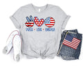 Peace Love America - Adult & Kids T-Shirts, Sweatshirts & Hoodies apparel design preview 1