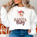 Santa Baby Vintage Retro Style Graphic - Adult & Kids T-Shirts, Sweatshirts & Hoodies apparel design preview 1