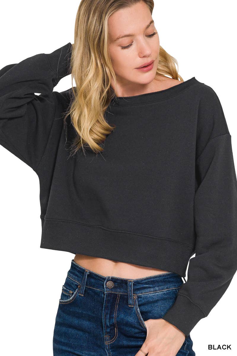 ...SI-27027 Fleece Boat Neck Sweater - Adult & Kids T-Shirts, Sweatshirts & Hoodies apparel design preview 1