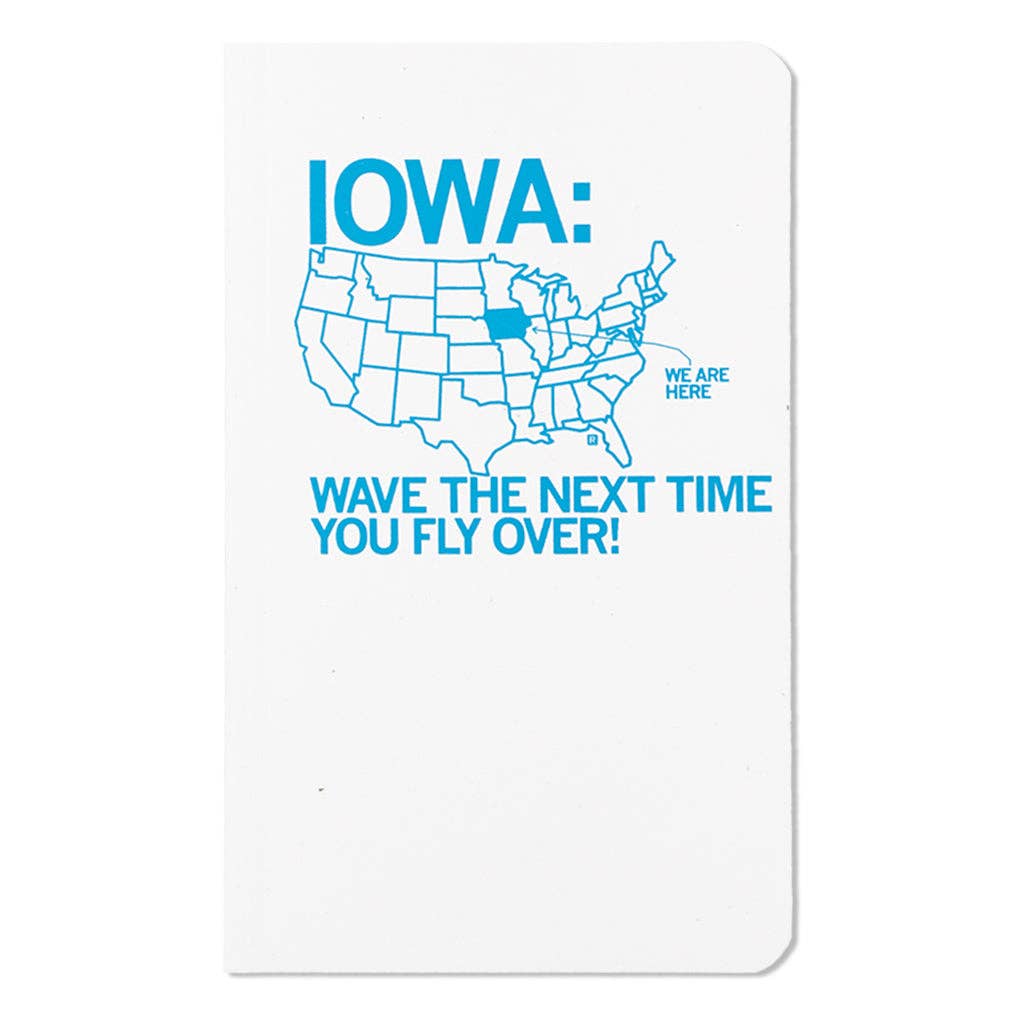 Iowa Fly Over Notebook - Adult & Kids T-Shirts, Sweatshirts & Hoodies apparel design preview 1