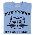 Purr My Last Email - Adult & Kids T-Shirts, Sweatshirts & Hoodies apparel design preview 1