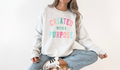 Created with A Purpose Religious Crew Neck - Adult & Kids T-Shirts, Sweatshirts & Hoodies apparel design preview 1