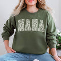 Nana, Faux Lace, Coquette, Varsity, Mother's Day - Adult & Kids T-Shirts, Sweatshirts & Hoodies apparel design preview 1