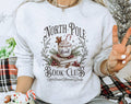 North Pole Book Club Retro Christmas - Adult & Kids T-Shirts, Sweatshirts & Hoodies apparel design preview 1