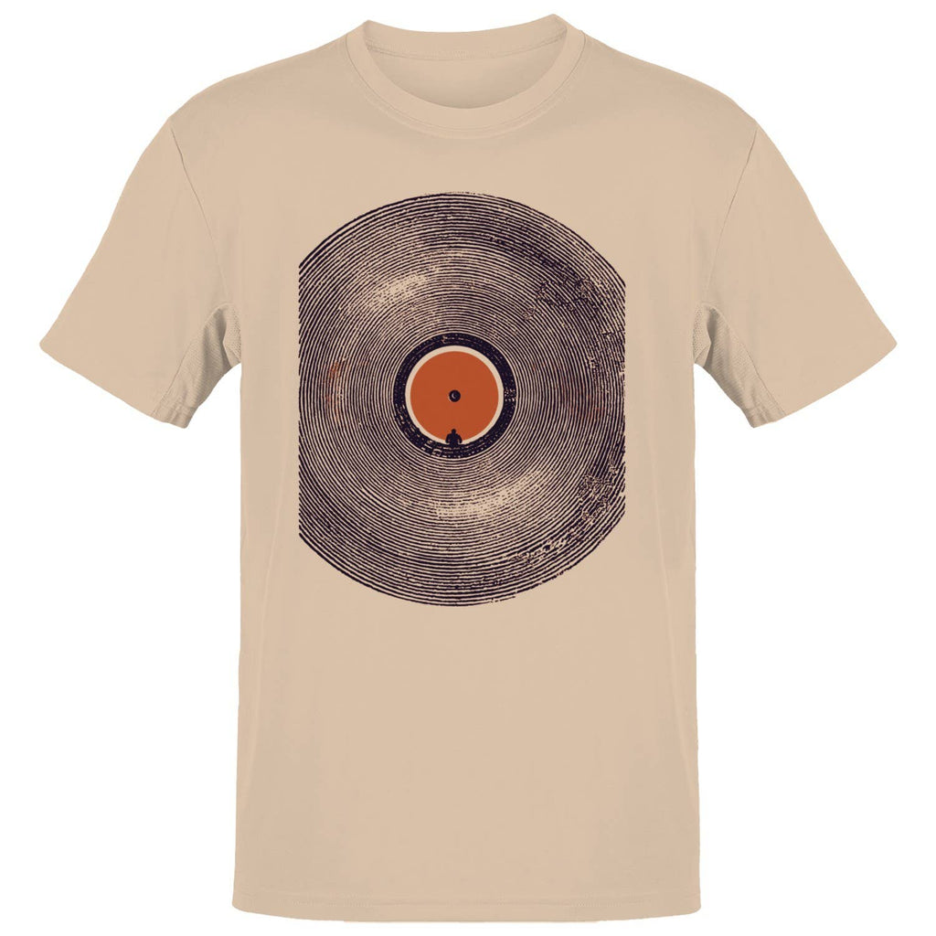 Vinyl Record Silhouette Men's - Adult & Kids T-Shirts, Sweatshirts & Hoodies apparel design preview 1