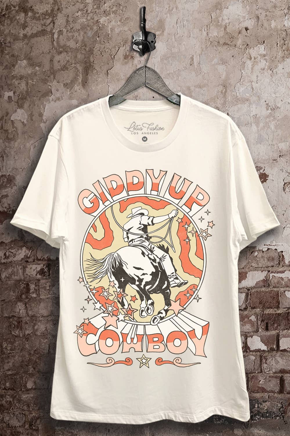 Giddy Up Cowboy Graphic Top - Adult & Kids T-Shirts, Sweatshirts & Hoodies apparel design preview 1
