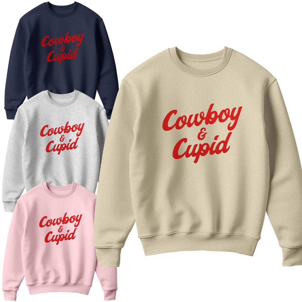 Cowboy Cupid Fleece - Adult & Kids T-Shirts, Sweatshirts & Hoodies apparel design preview 1