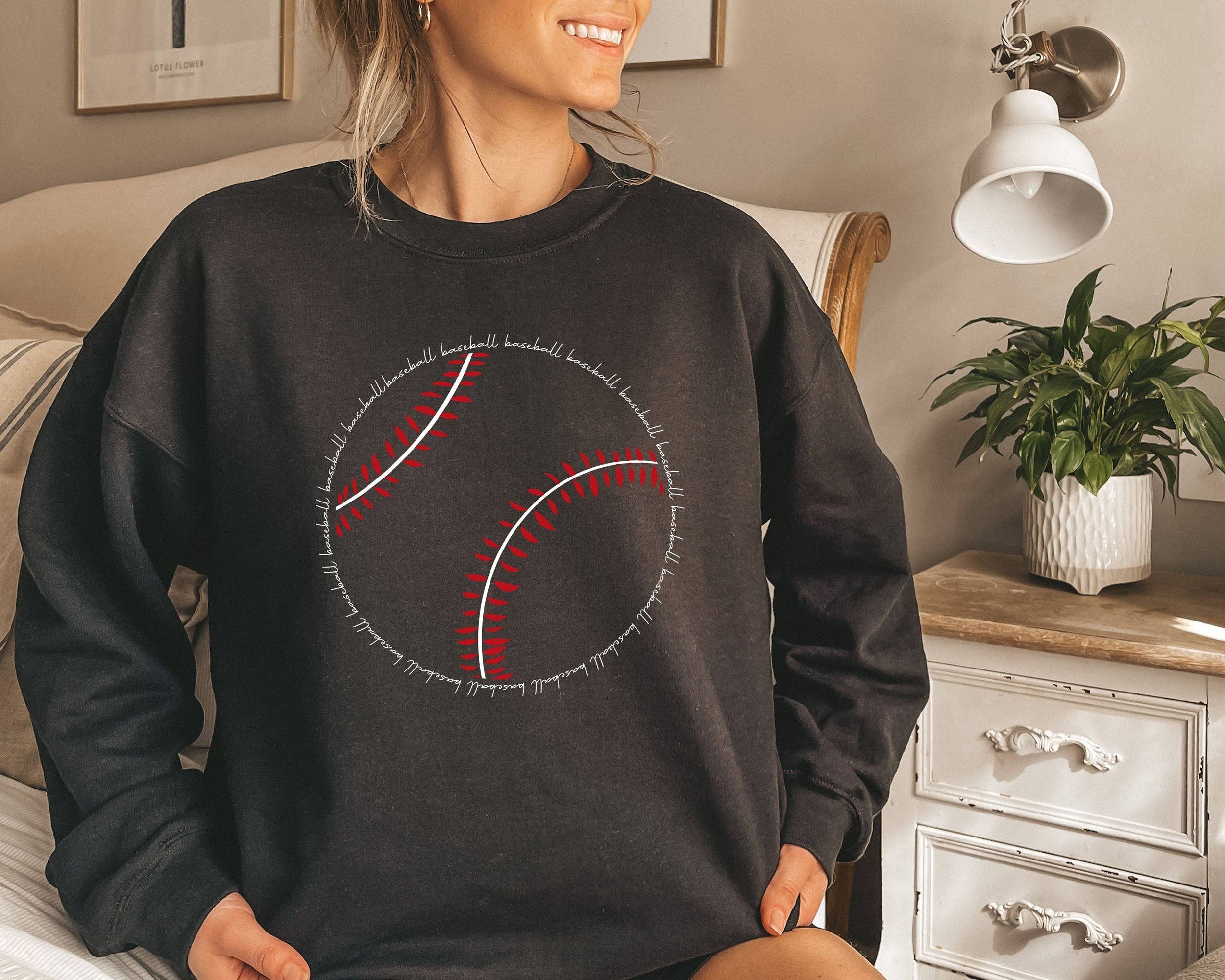 Chic Baseball Word Art Wh - Adult & Kids T-Shirts, Sweatshirts & Hoodies apparel design preview 1