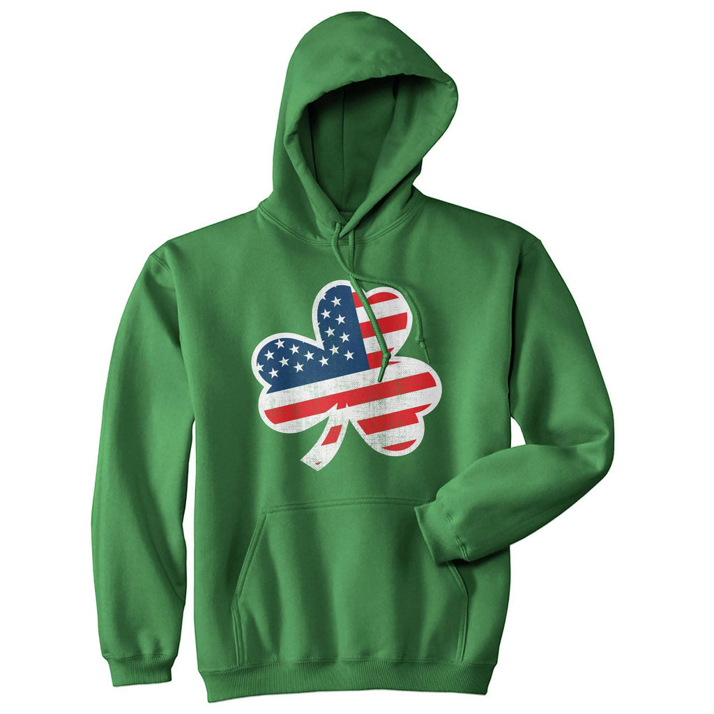 American Flag Shamrock - Adult & Kids T-Shirts, Sweatshirts & Hoodies apparel design preview 1