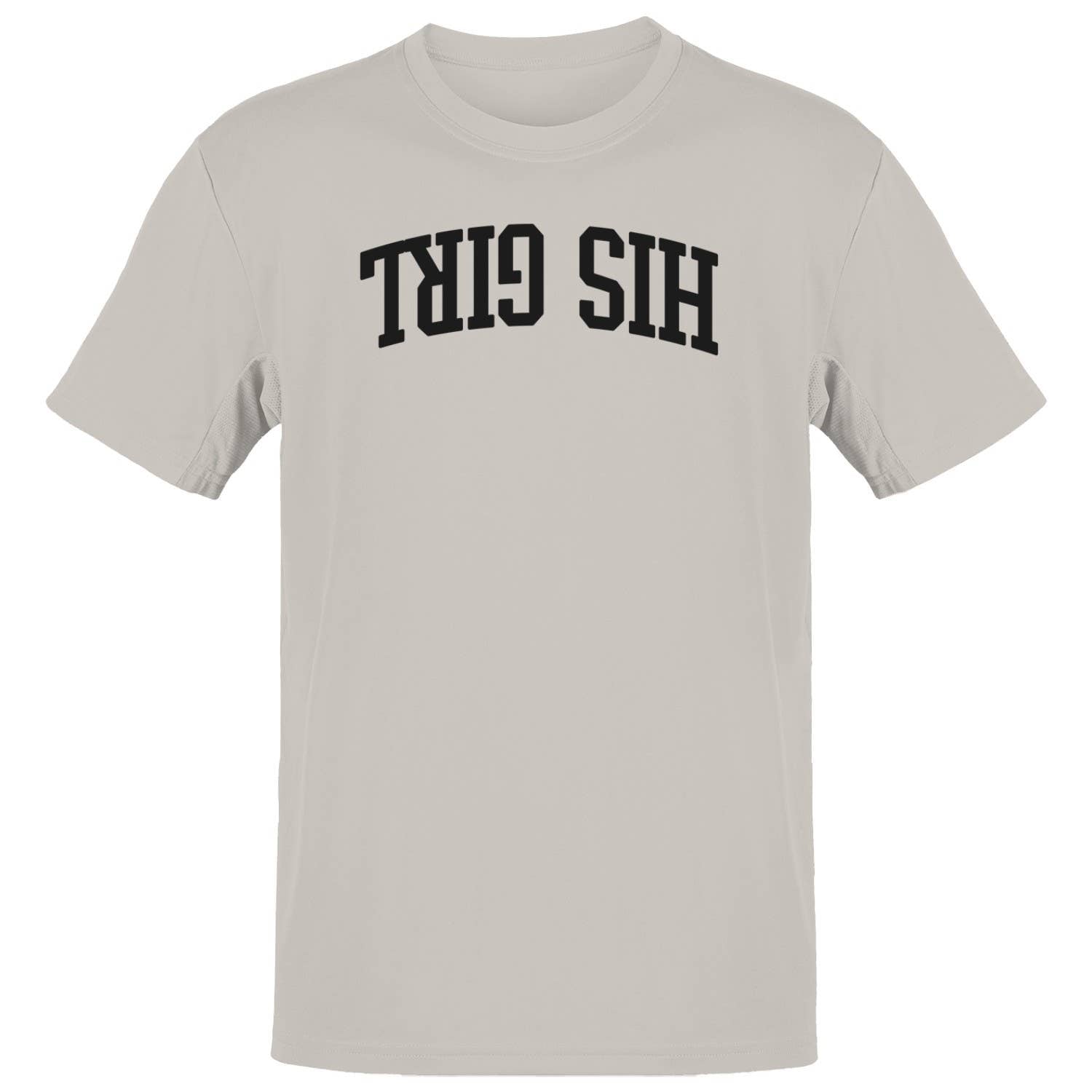 His Girl Bold Retro Typography Art Men's - Adult & Kids T-Shirts, Sweatshirts & Hoodies apparel design preview 1
