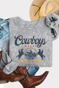 Cowboy Wild West Mineral Graphic Brushed - Adult & Kids T-Shirts, Sweatshirts & Hoodies apparel design preview 1
