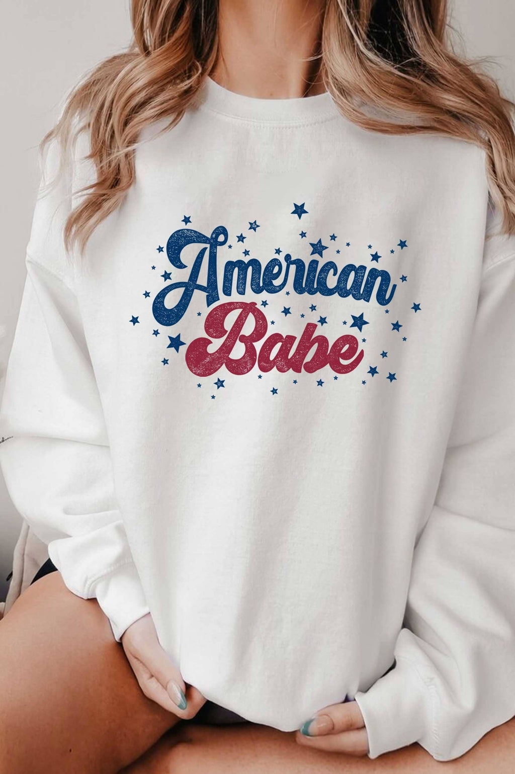 American Babe Star Graphic Brushed - Adult & Kids T-Shirts, Sweatshirts & Hoodies apparel design preview 1