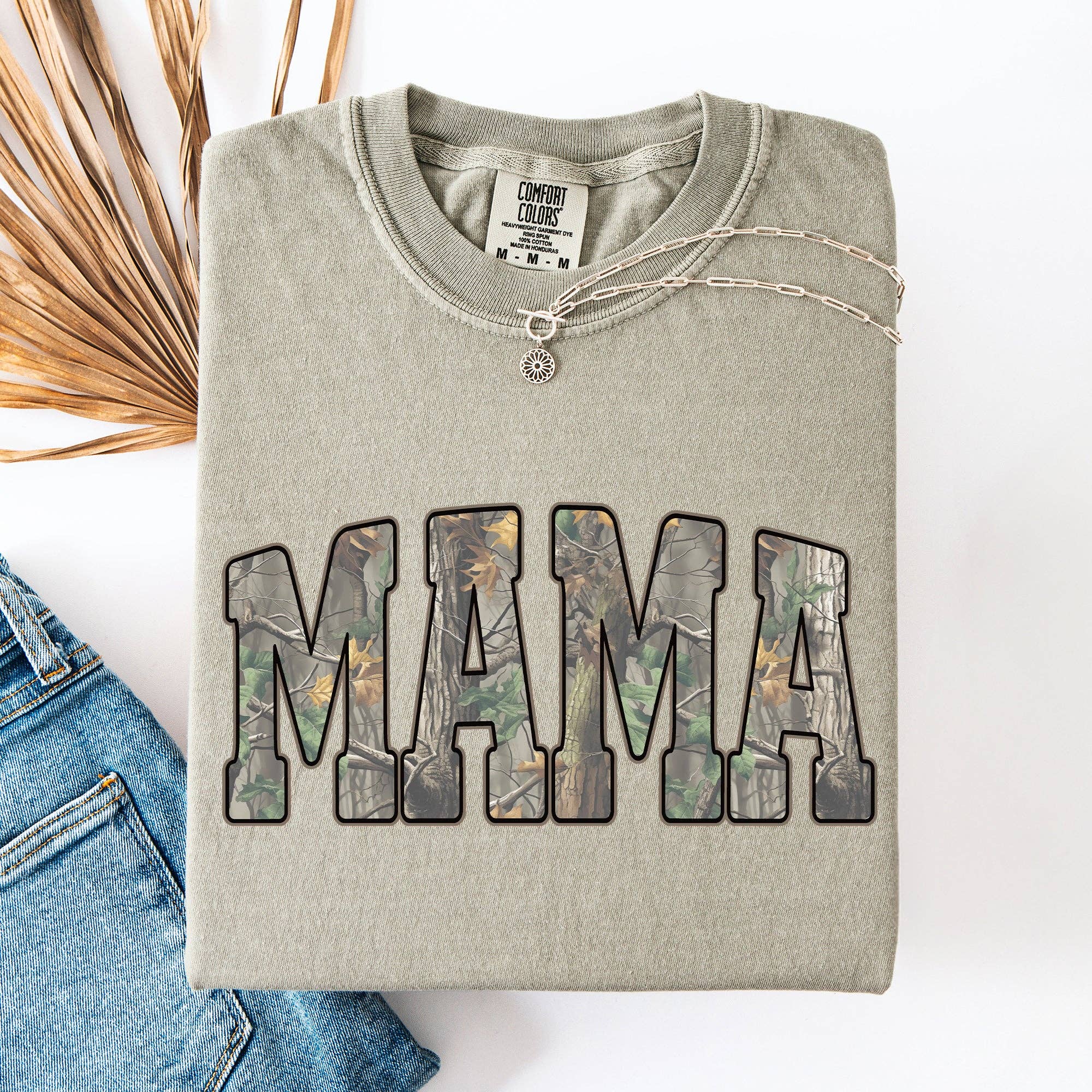 Mama, Camo, Mother's Day, Classic Comfort Colors - Adult & Kids T-Shirts, Sweatshirts & Hoodies apparel design preview 1