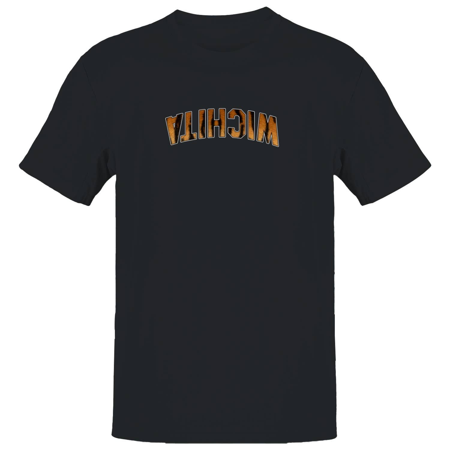 Michigan Tiger Fur Print Arch Text Men's - Adult & Kids T-Shirts, Sweatshirts & Hoodies apparel design preview 1