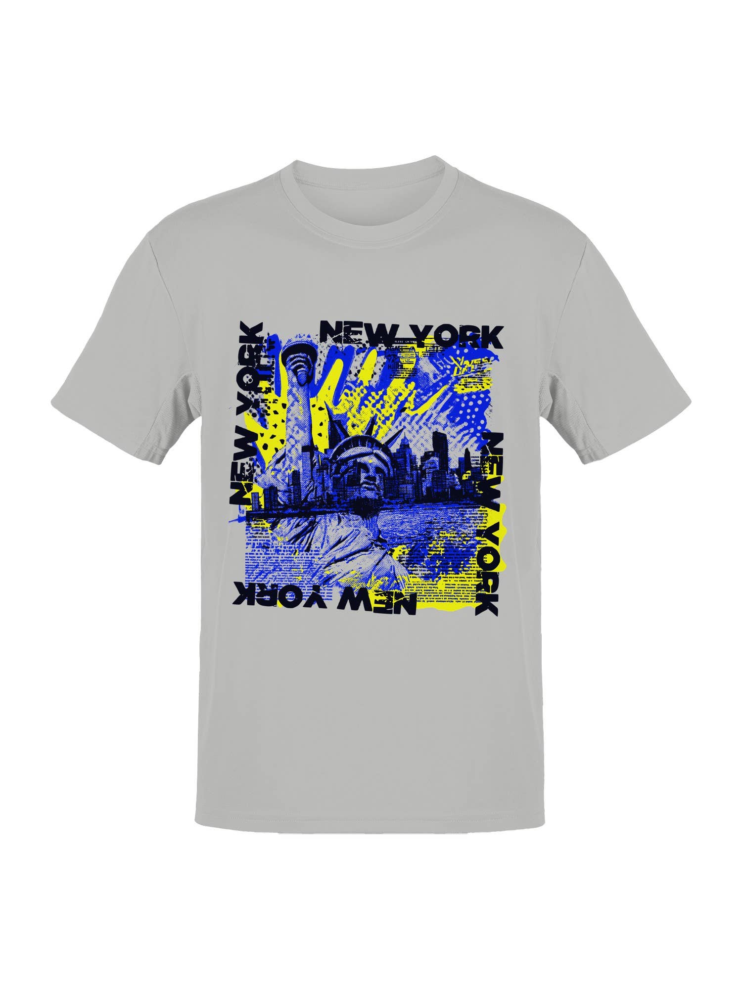 Urban New York Cityscape Collage Men's - Adult & Kids T-Shirts, Sweatshirts & Hoodies apparel design preview 1