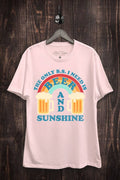 Beer and Sunshine Graphic Top - Adult & Kids T-Shirts, Sweatshirts & Hoodies apparel design preview 1