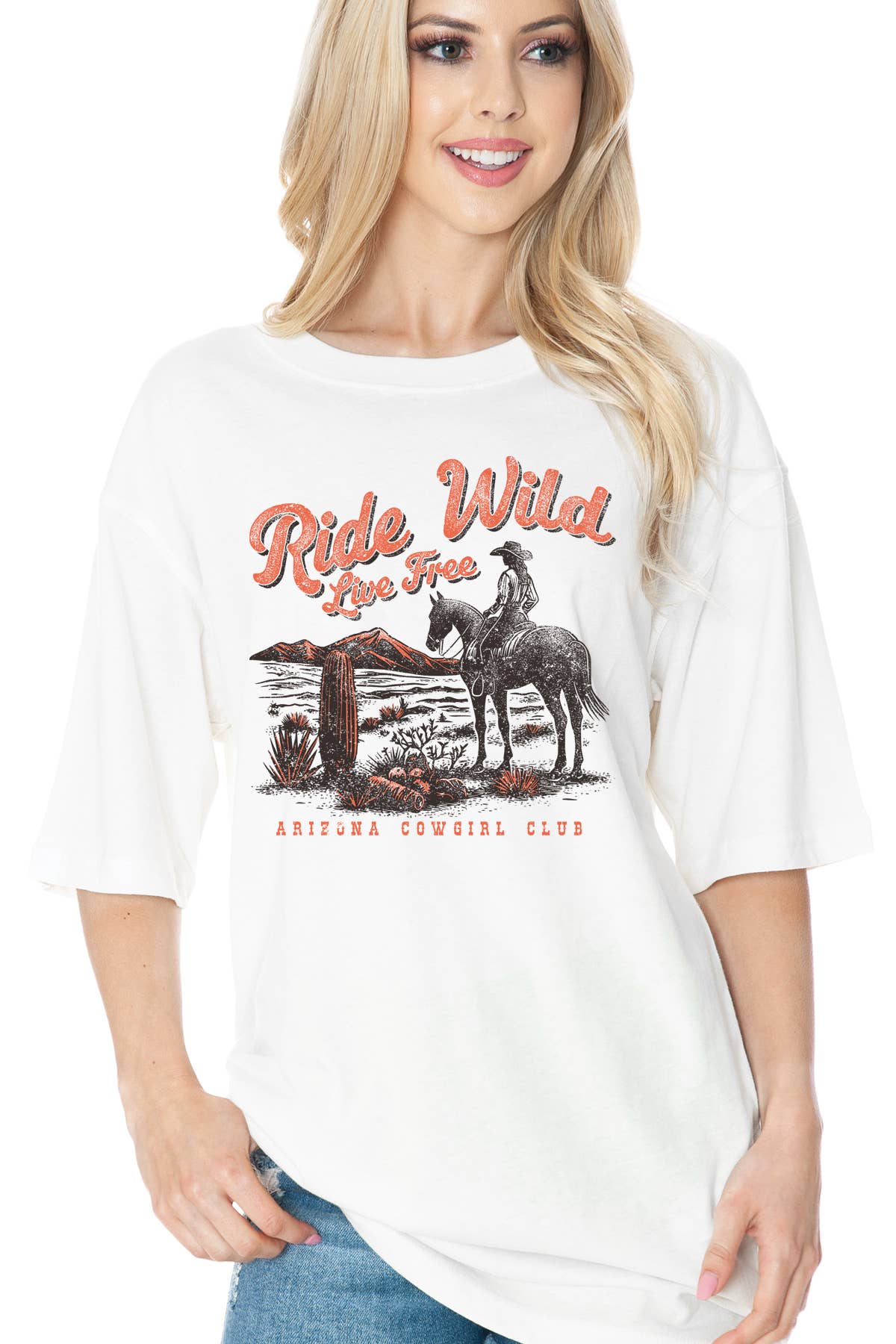 Women Arizona Graphic Print Solid Oversize Top - Adult & Kids T-Shirts, Sweatshirts & Hoodies apparel design preview 1