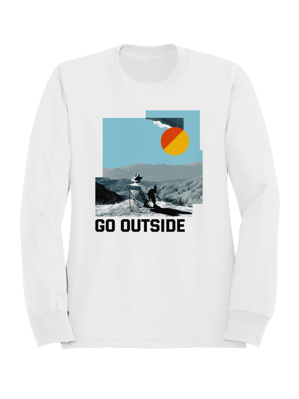 Retro Adventure: Go Outside Women's - Adult & Kids T-Shirts, Sweatshirts & Hoodies apparel design preview 1