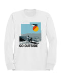Retro Adventure: Go Outside Women's - Adult & Kids T-Shirts, Sweatshirts & Hoodies apparel design preview 1