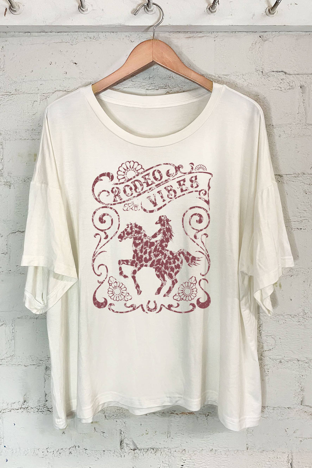 Rodeo Off-Shoulder Screen Printed Women's - Adult & Kids T-Shirts, Sweatshirts & Hoodies apparel design preview 1