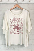 Rodeo Off-Shoulder Screen Printed Women's - Adult & Kids T-Shirts, Sweatshirts & Hoodies apparel design preview 1