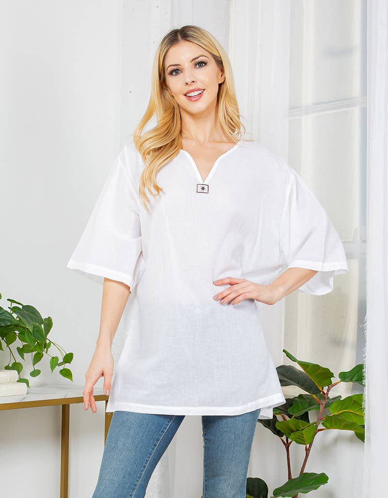 Unisex-Cotton 3/4 Sleeve Top (TH-1892) - Adult & Kids T-Shirts, Sweatshirts & Hoodies apparel design preview 1
