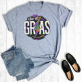 Mardi Gras Lightning Bolt - Adult & Kids T-Shirts, Sweatshirts & Hoodies apparel design preview 1