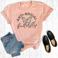 Anti-Social Butterfly - Adult & Kids T-Shirts, Sweatshirts & Hoodies apparel design preview 1