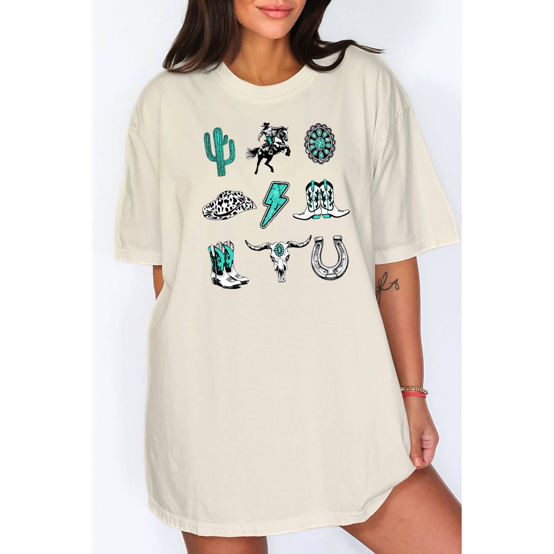 West Cowboy Wild Oversized - Adult & Kids T-Shirts, Sweatshirts & Hoodies apparel design preview 1