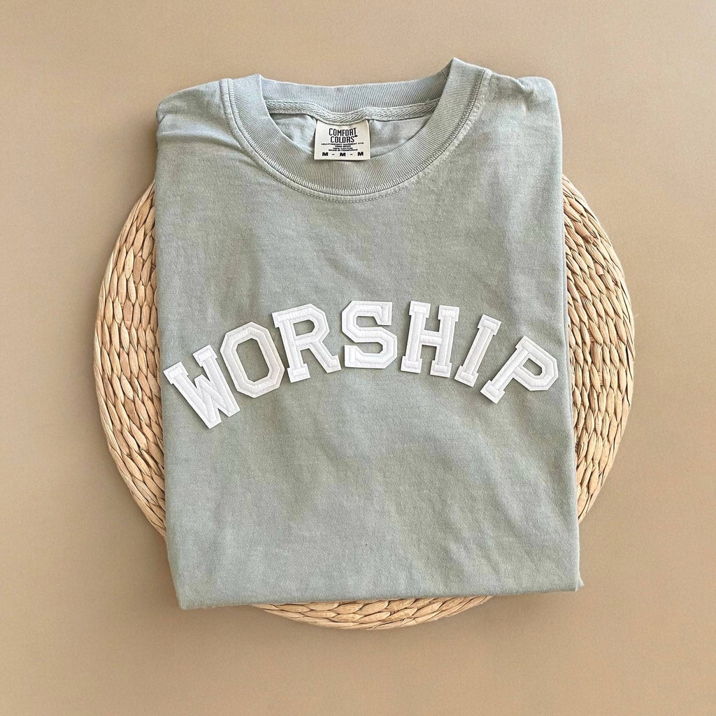 Comfort Colors Worship Made To Christian - Adult & Kids T-Shirts, Sweatshirts & Hoodies apparel design preview 1