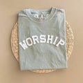Comfort Colors Worship Made To Christian - Adult & Kids T-Shirts, Sweatshirts & Hoodies apparel design preview 1